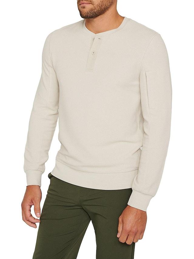 Mens Latitude Waffle-Knit Henley Product Image