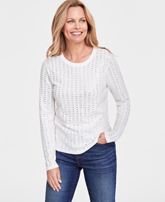 I.n.c. International Concepts Womens Embellished Long-Sleeve Top, Created for Macys Product Image