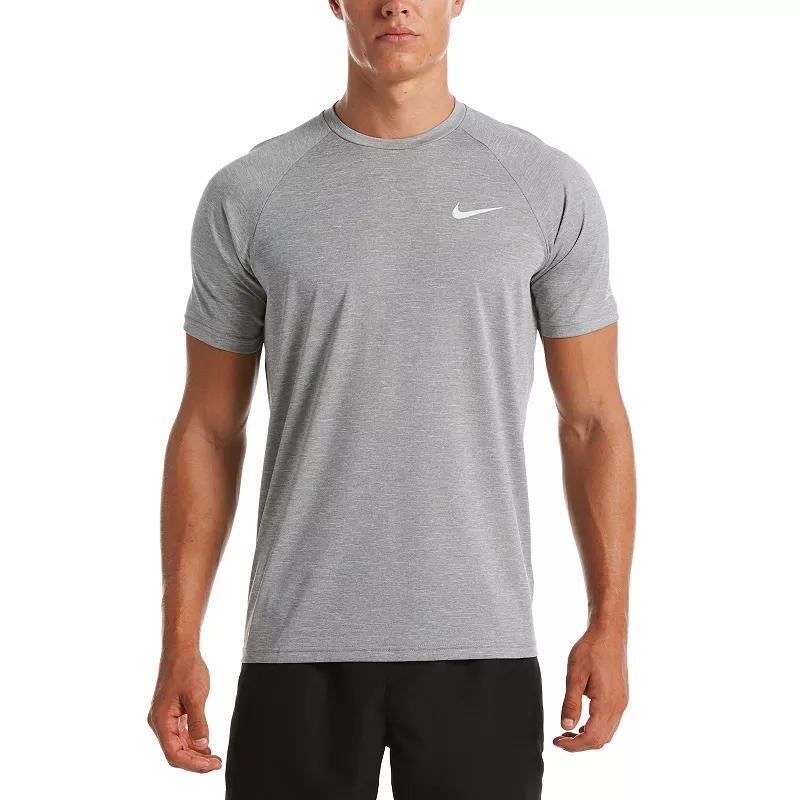 Mens Nike Dri-FIT UPF 40+ Heathered Hydroguard Swim Top Product Image