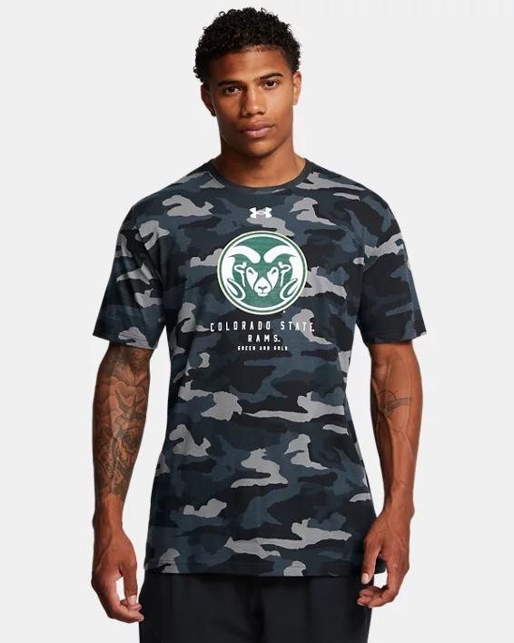 Mens UA Performance Cotton Camo Collegiate T-Shirt Product Image