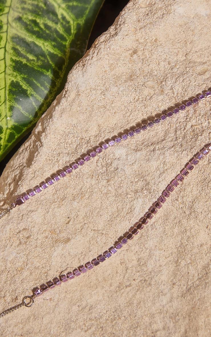 Lilac Diamante Belly Chain Product Image