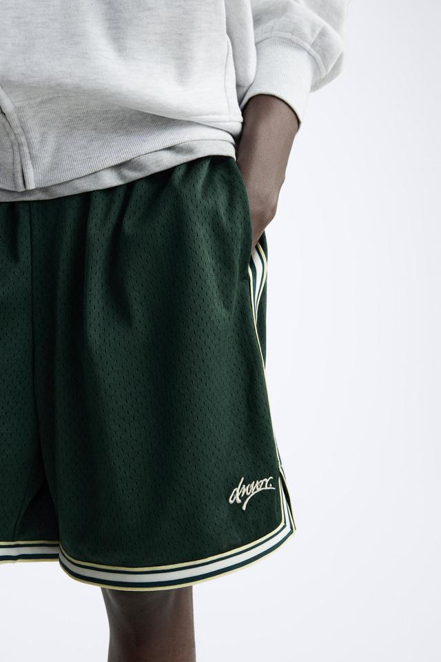 SHORTS WITH CONTRASTING STRIPE Product Image