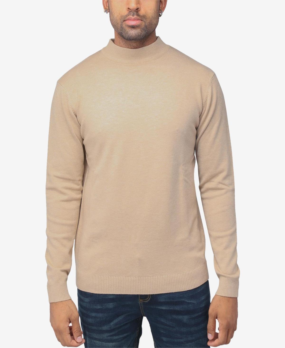 X-Ray Mens Basice Mock Neck Midweight Pullover Sweater Product Image