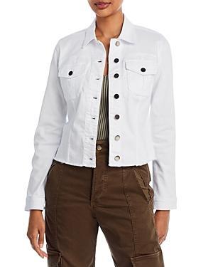 KUT from the Kloth Kara Jean Jacket (Optic ) Women's Clothing Product Image