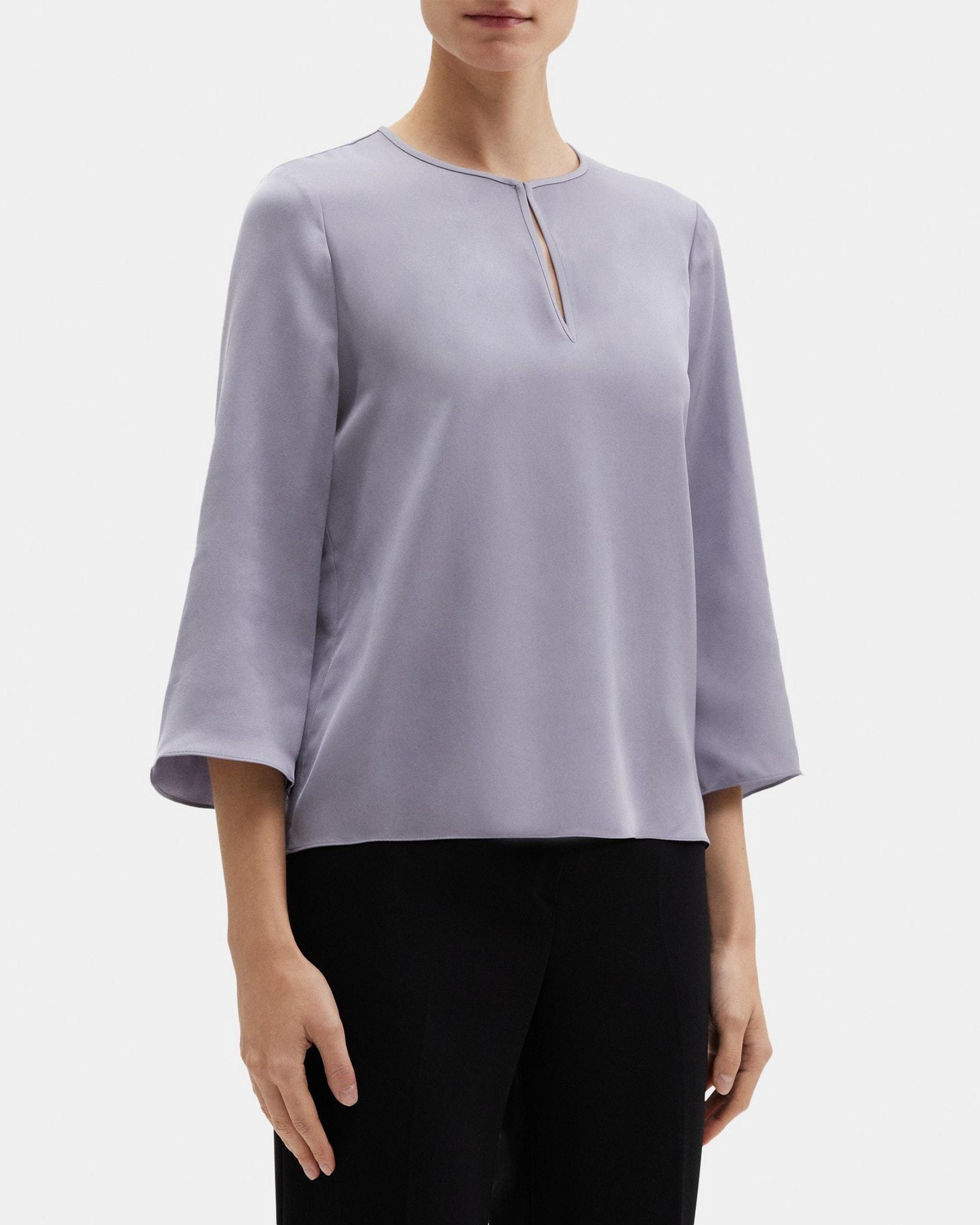 Popover Blouse in Silk Georgette Product Image