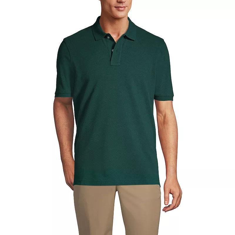 Mens Tall Lands End School Uniform Mesh Polo Shirt Product Image