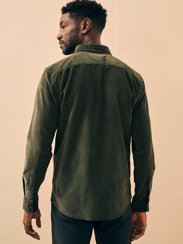 Stretch Corduroy Shirt - Forest Product Image