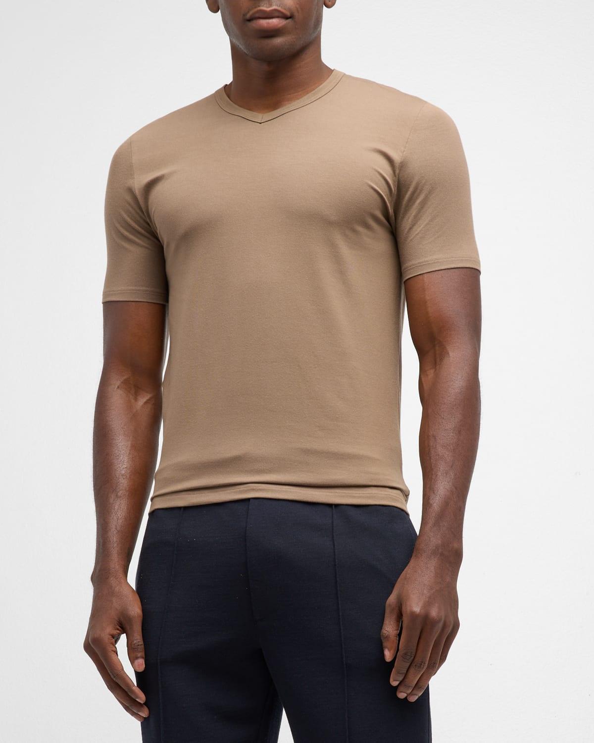 Mens 700 Pureness Slim Fit V-Neck T-Shirt Product Image