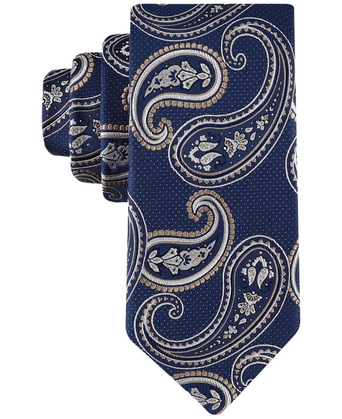 Tommy Hilfiger Mens Paisley Tie - Navy Product Image