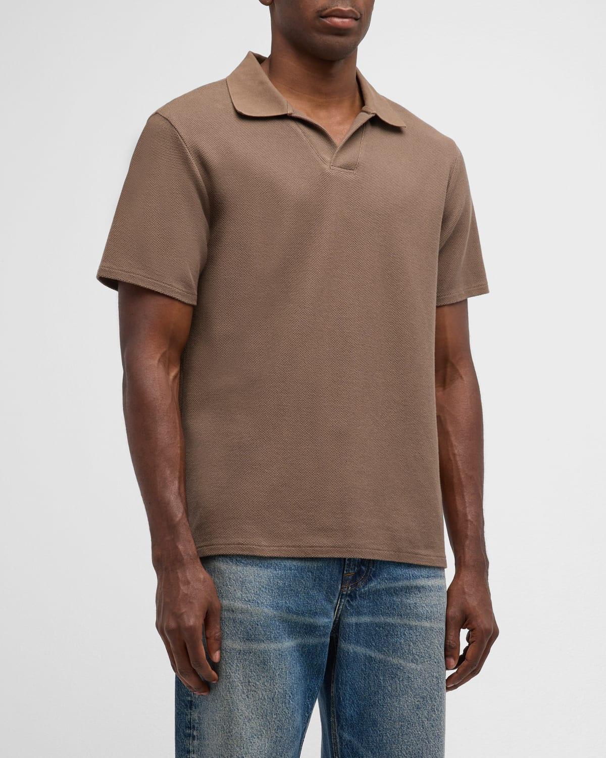 Mens Jacquard Polo Shirt Product Image