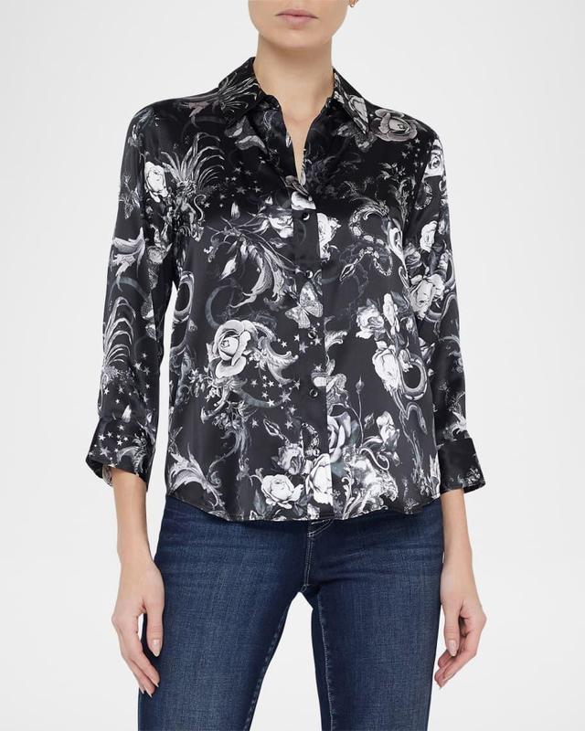 Dani Zodiac Silk Blouse Product Image