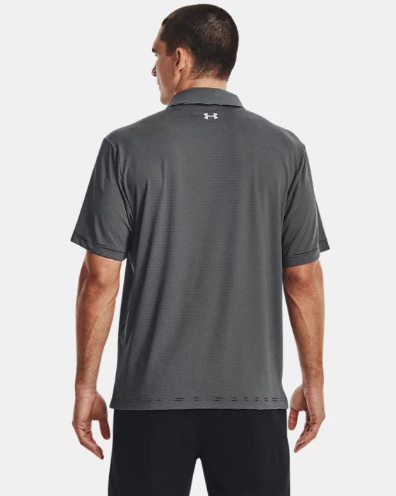 Men's UA Tee To Green Trail Stripe Collegiate Polo Product Image