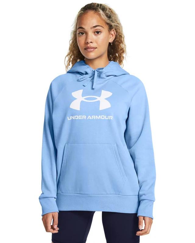 Women's UA Rival Fleece Big Logo Hoodie Product Image