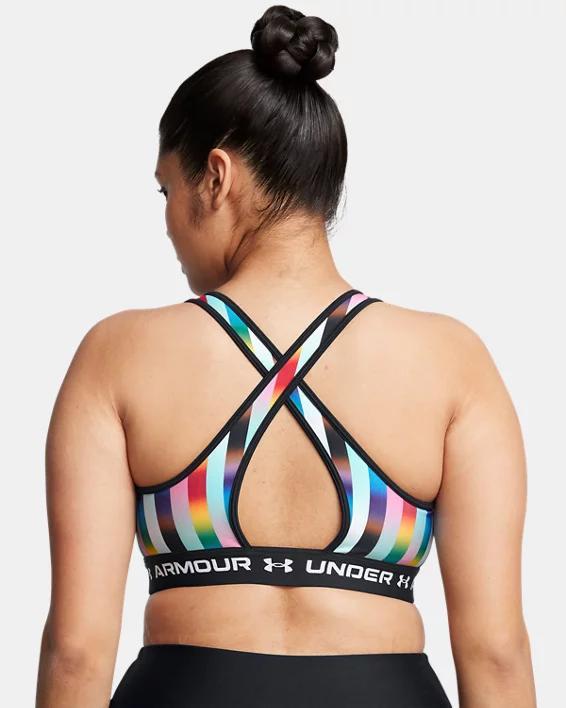 Women's UA Crossback Mid Pride Sports Bra Product Image