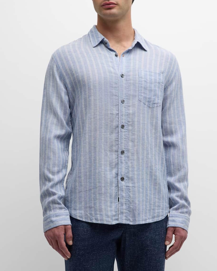 Mens Connor Striped Sport Shirt Product Image