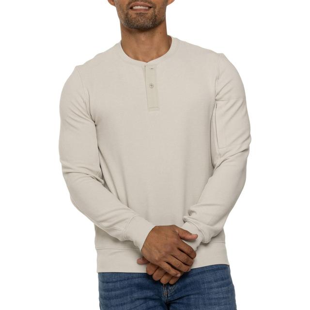 FOUR LAPS PUMICE LATITUDE WAFFLE HENLEY  - FOR MEN Product Image