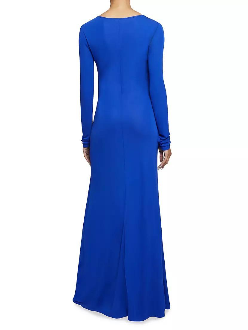 Ruched Jersey Maxi Dress Product Image