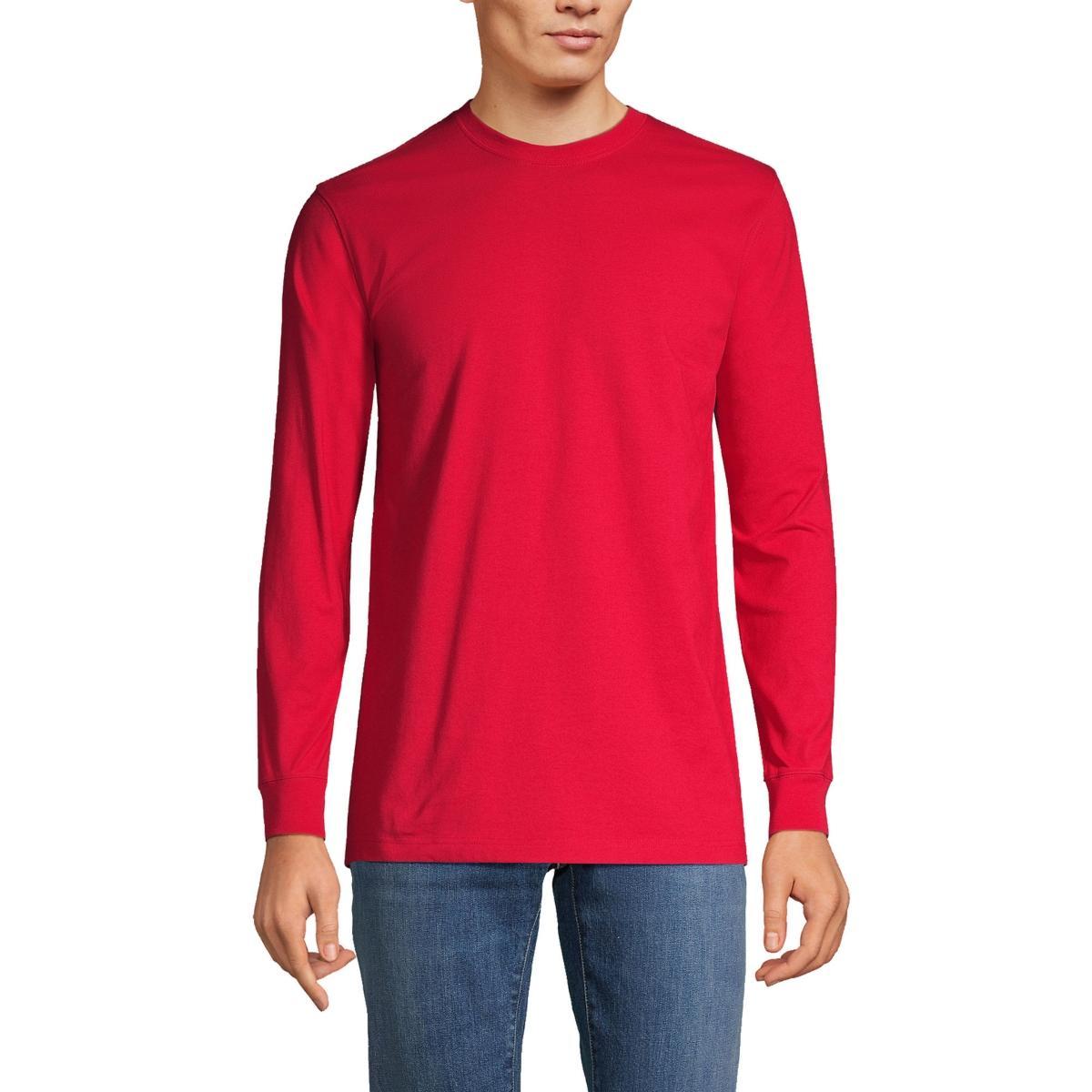 Mens Lands End Super-T Long Sleeve T-Shirt Product Image