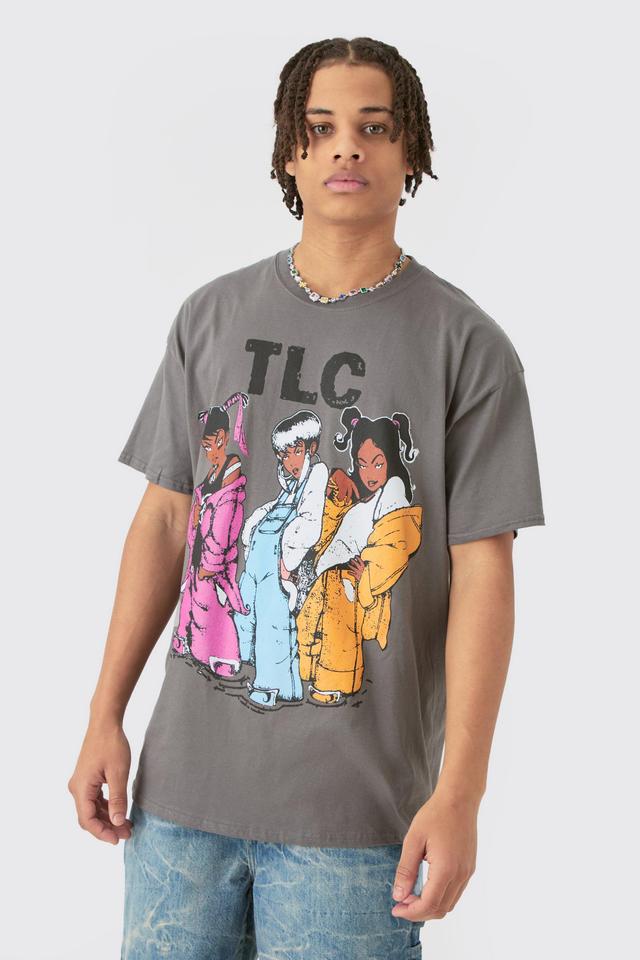 Oversized TLC Wash License T-shirt | boohooMAN USA Product Image