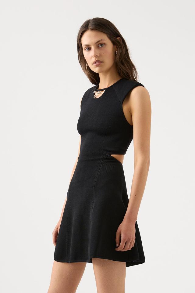 Lena Cut Out Knit Mini Dress Product Image