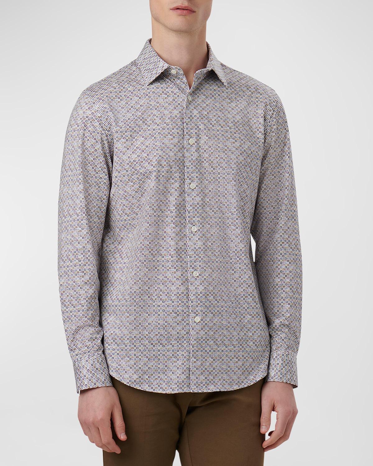 Bugatchi James OoohCotton Dot Print Button-Up Shirt Product Image