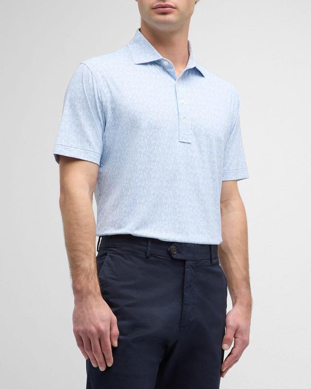 Mens Rhythm Performance Jersey Polo Shirt Product Image