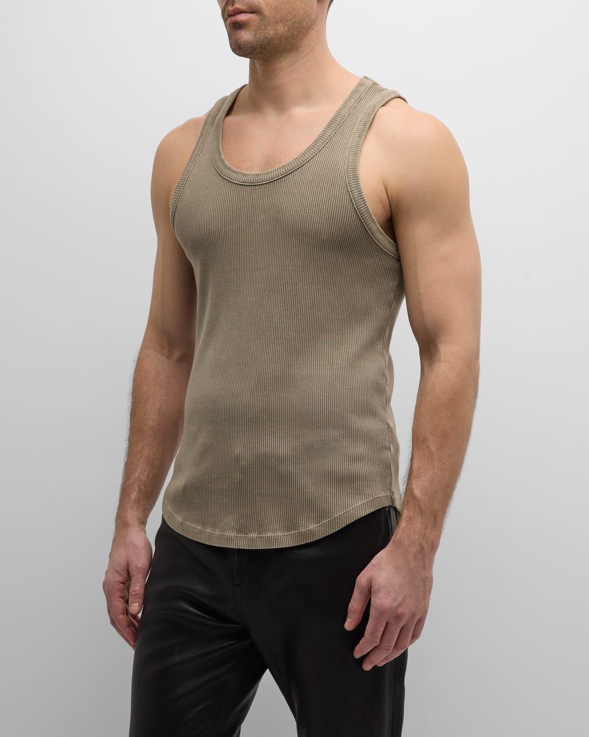 Mens Morris Ribbed Tank Top Product Image