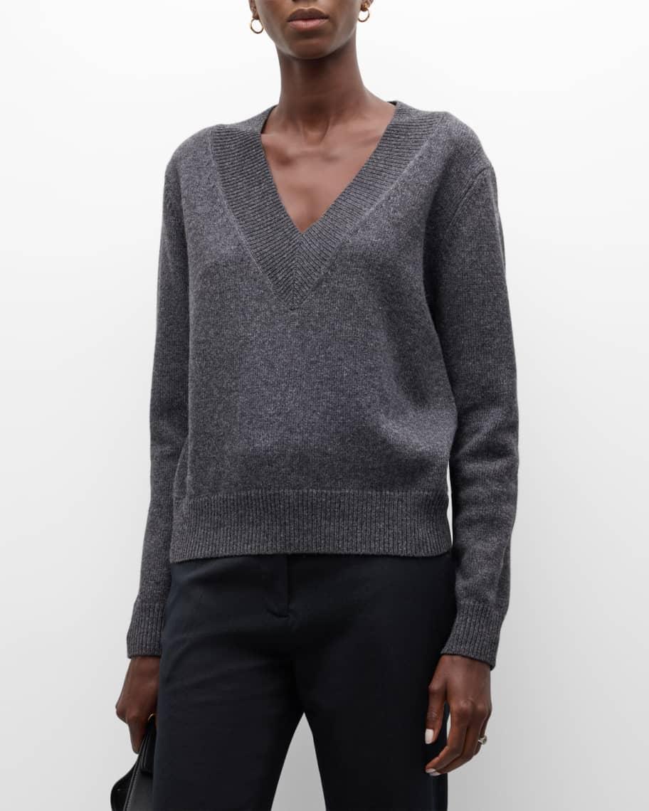 Devora V-Neck Wool Sweater Product Image