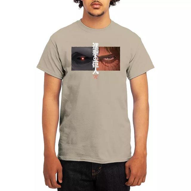 Mens Attack on Titan Tee Athletic Grey Product Image