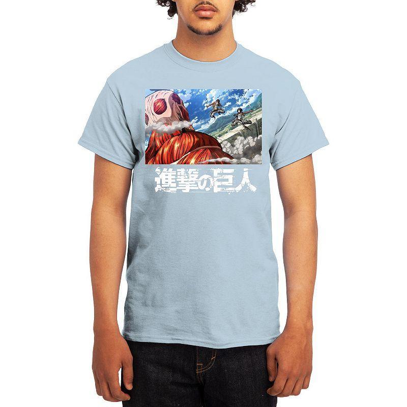 Mens Attack on Titan Tee, Boys Grey Product Image