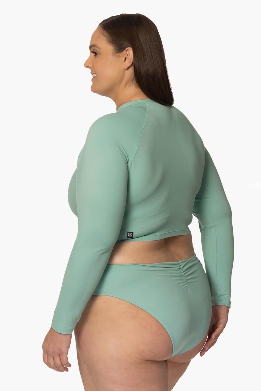 Moana Long Sleeved Crop Rashie - Newport Female Product Image