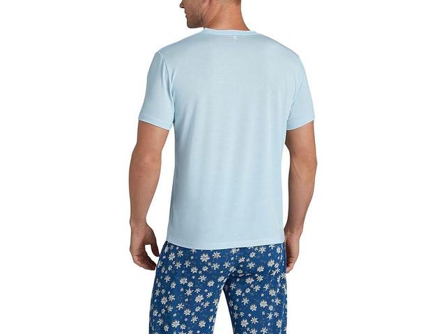 Tommy John Second Skin Sleep Pocket Tee (Crystal Heather) Men's Pajama Product Image