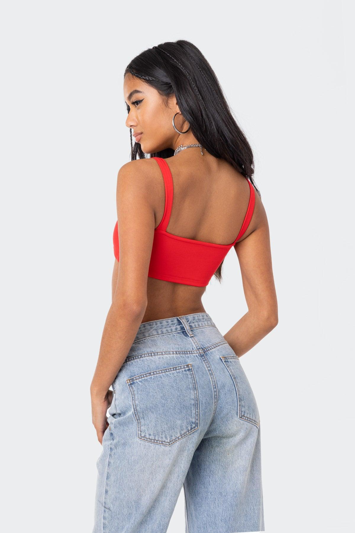 Valeria V Crop Top Product Image