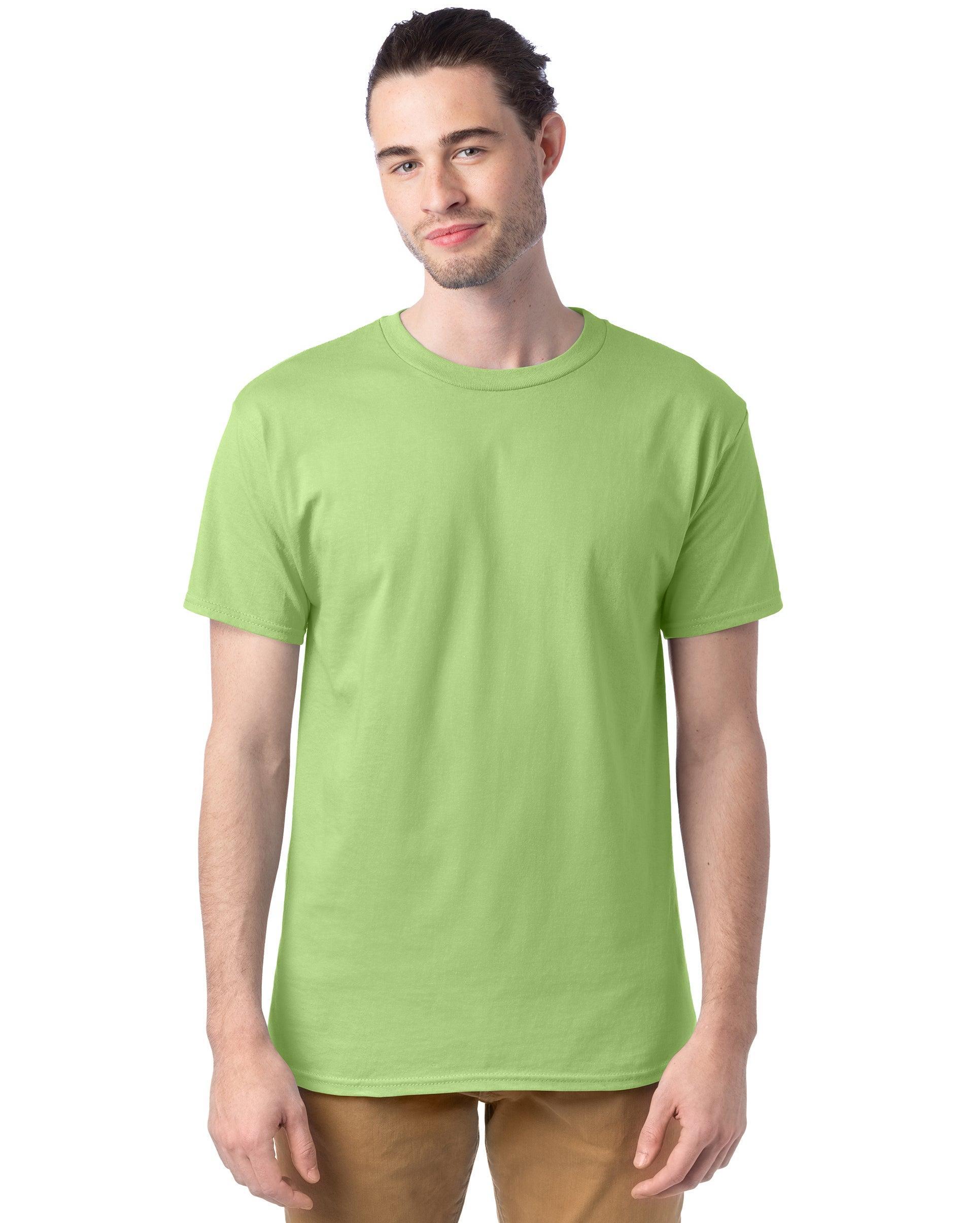 Mens Hanes Essentials 4-Pack Cotton T-Shirt Product Image