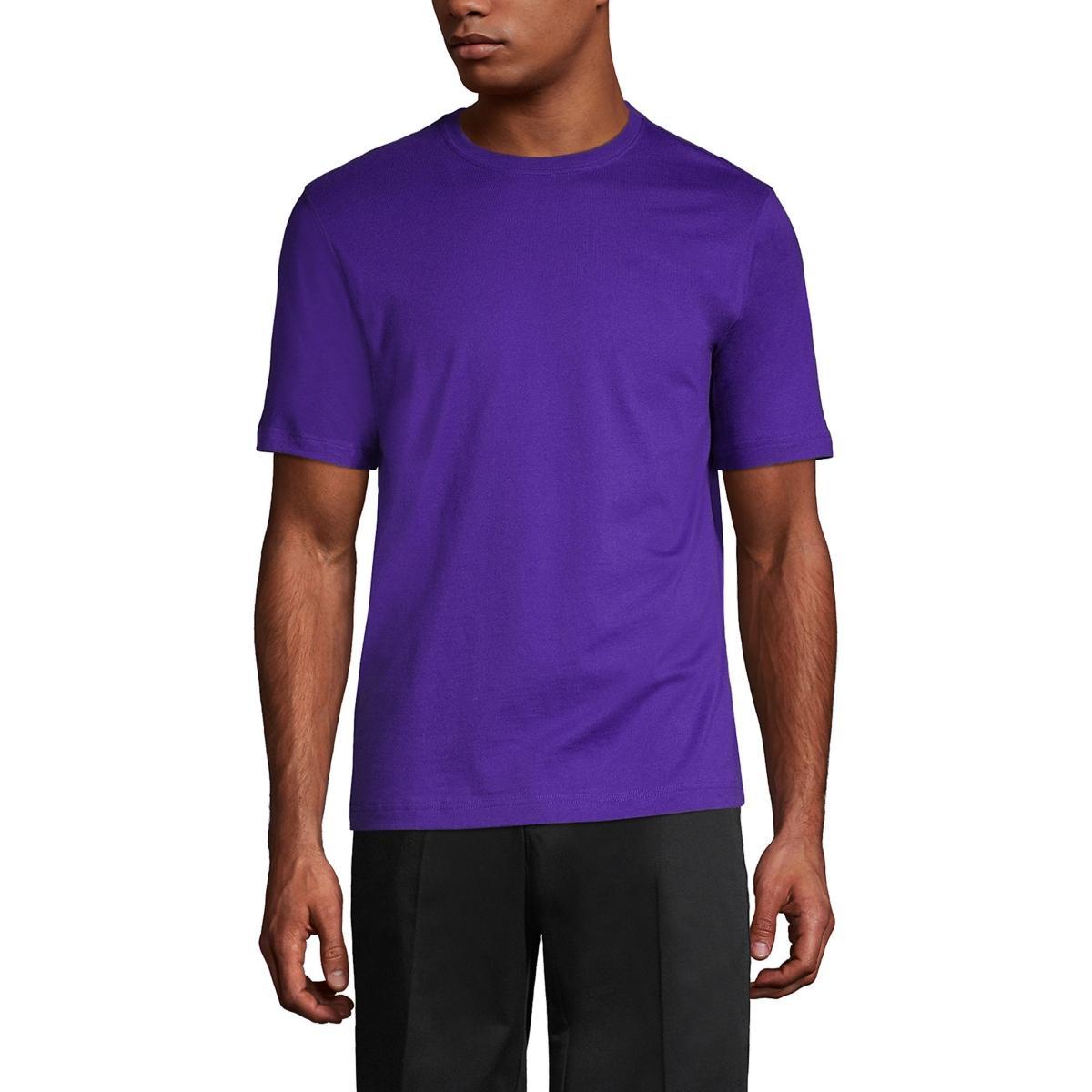 Lands End Mens School Uniform Short Sleeve Essential T-shirt Product Image