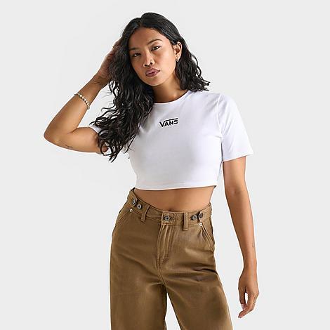 Vans Womens Flying Crew Crop T-Shirt Product Image