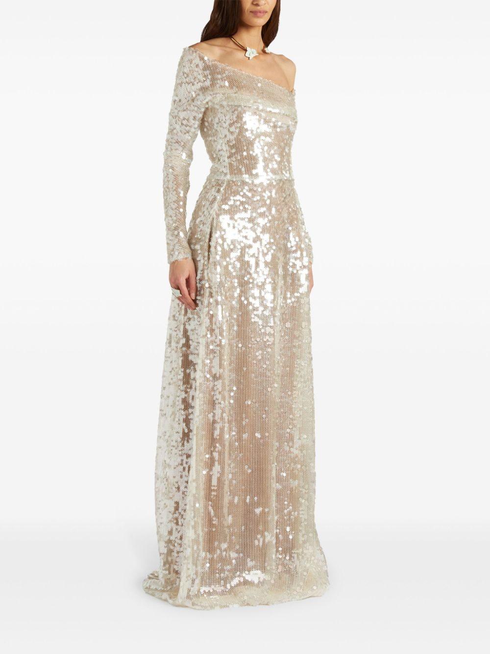 sequin-embellished maxi dress Product Image