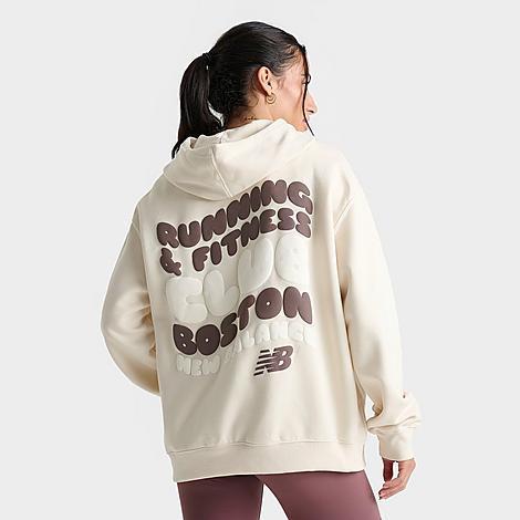 New Balance Womens Fit Club Wave Hoodie Product Image