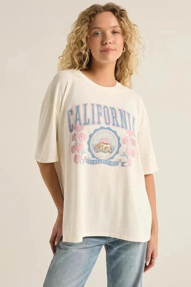 Z Supply Poppy Bear SoCal Oversized Tee Product Image