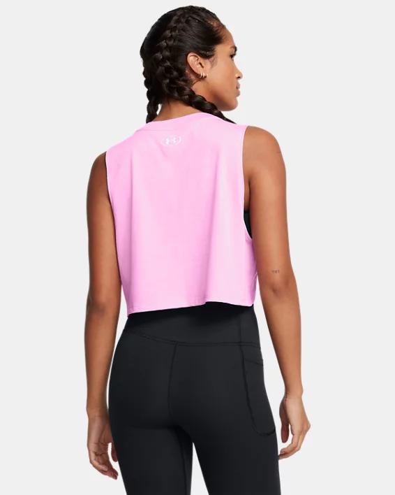 Women's UA Cropped Logo Tank Product Image