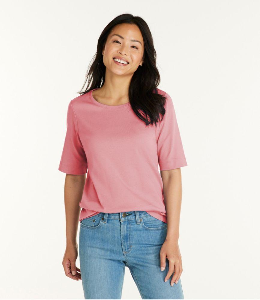 
                            Women's L.L.Bean Jewelneck Tee, Elbow-Sleeve
                         Product Image