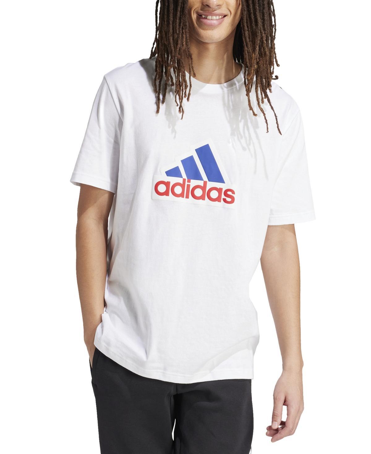 adidas Mens A Soft Cotton T-shirt with A Bold Graphic Finish Product Image