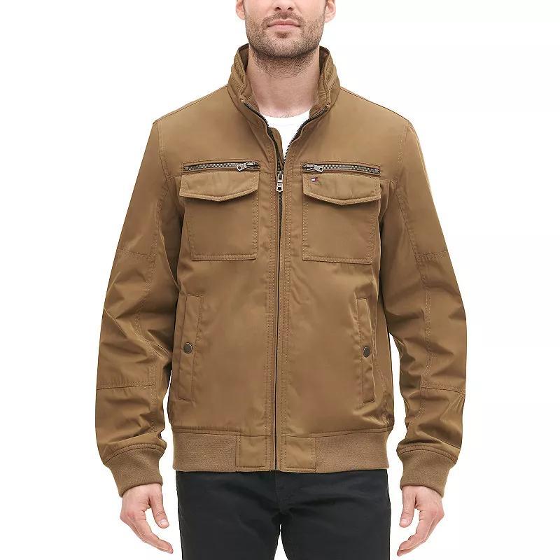 Mens Tommy Hilfiger Lightweight Performance Bomber Jacket, Mens Green Product Image