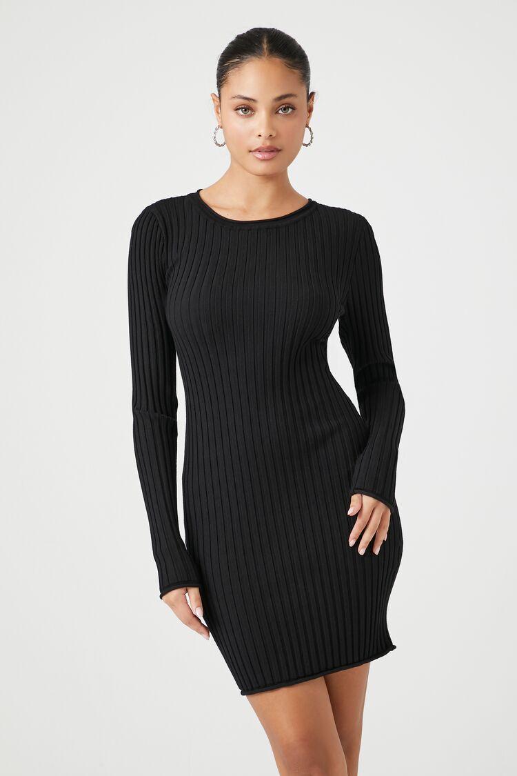 Ribbed Mini Sweater Dress | Forever 21 Product Image