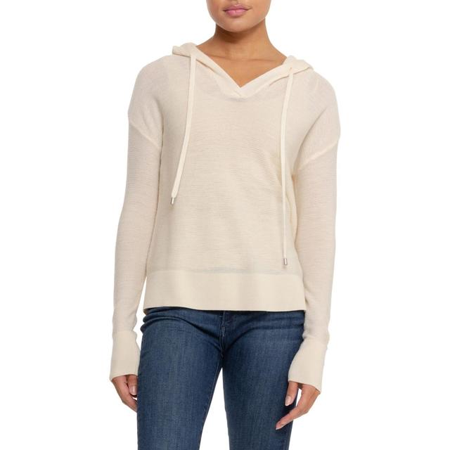 Aspen Waffle-Knit Hoodie Sweater - Merino Wool Product Image