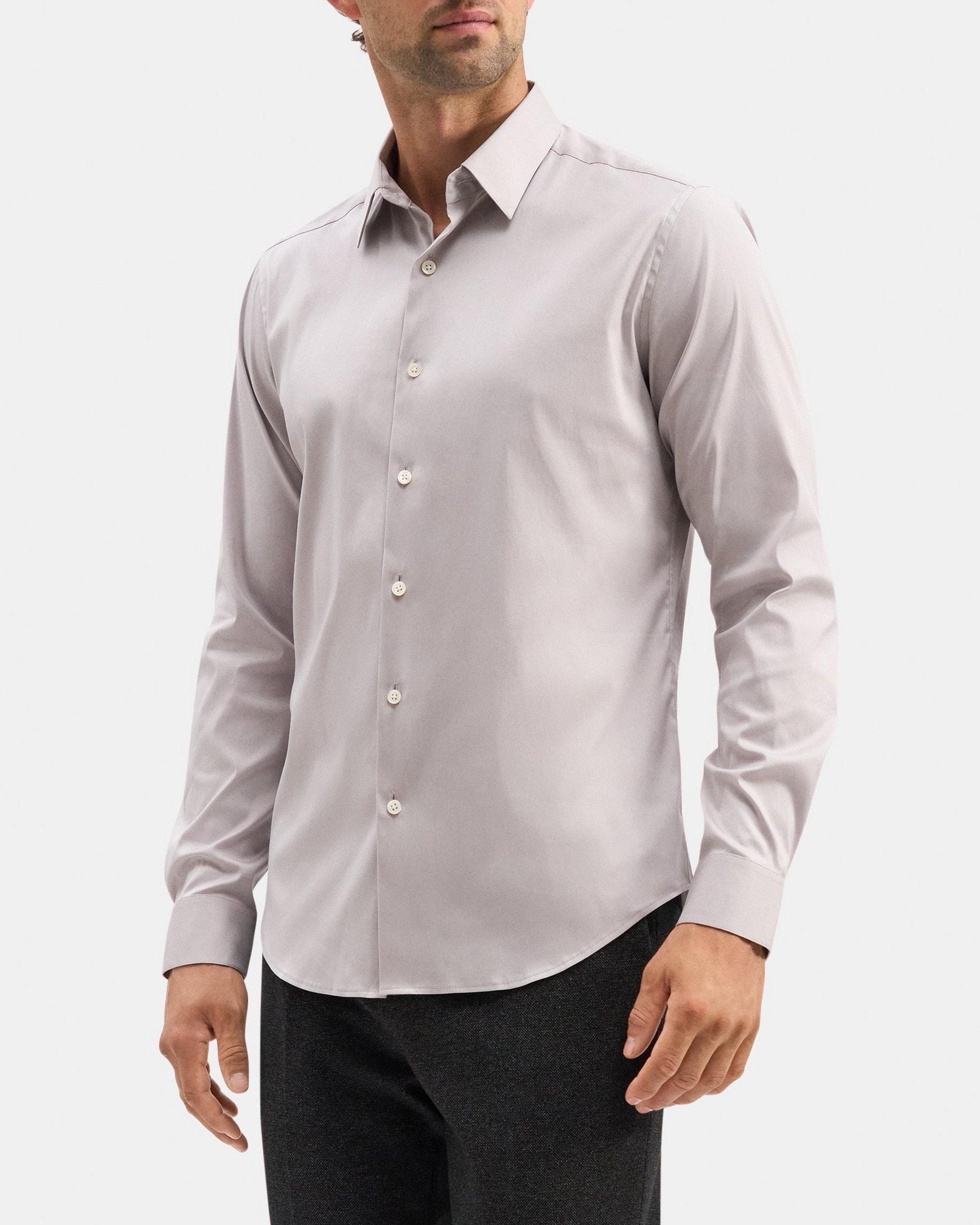 Tailored Shirt In Stretch Cotton Product Image