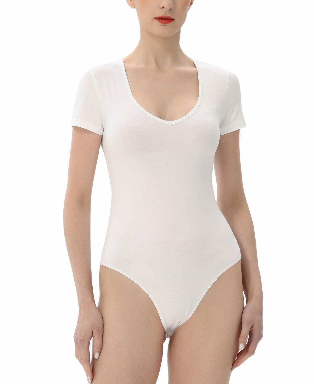 kimi + kai Womens Sweetheart Neck Basic Bodysuit Top Product Image