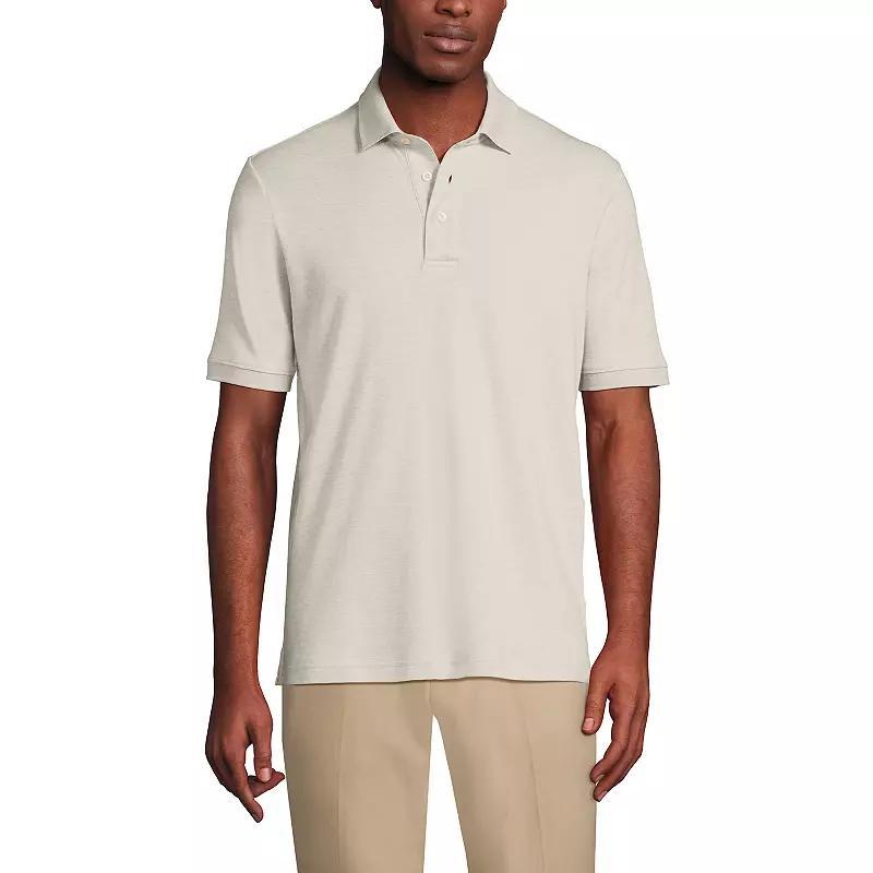 Mens Lands End Super Soft Supima Polo Rich Red Product Image