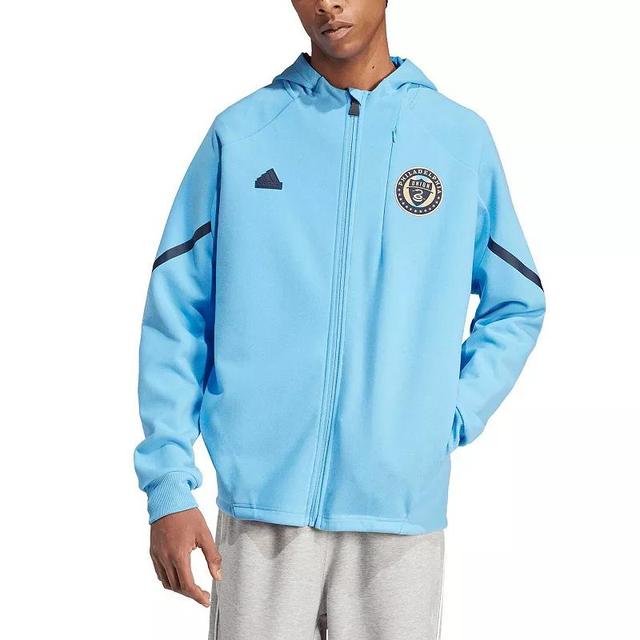 Mens adidas Light Blue Philadelphia Union 2024 Anthem Travel Full-Zip Jacket Product Image