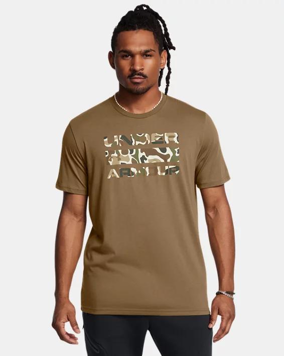 Mens Under Armour Stacked Logo Tee Product Image